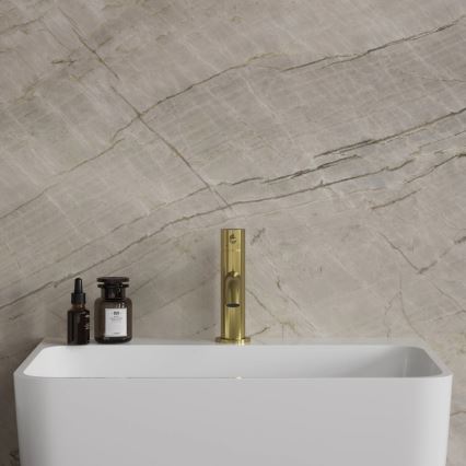 OMNIRES Y1210NBSB - Baterie lavoar Y, 16,2 cm, alamă periată
