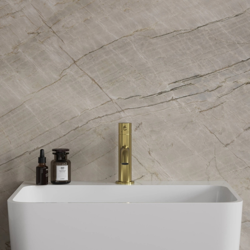 OMNIRES Y1210NBSB - Baterie lavoar Y, 16,2 cm, alamă periată