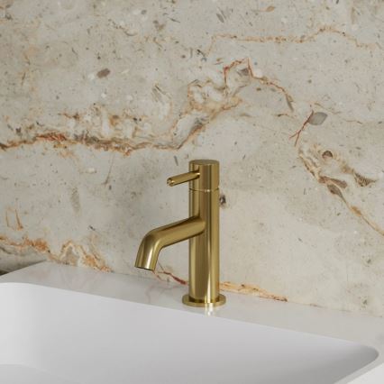 OMNIRES Y1210NGLB - Baterie pentru chiuvetă Y, 16,2 cm, finisaj auriu periat