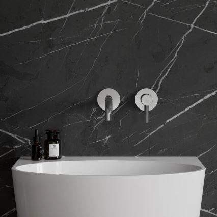 OMNIRES Y1215HCR - Baterie pentru chiuvetă cu montaj încastrat Y crom lucios