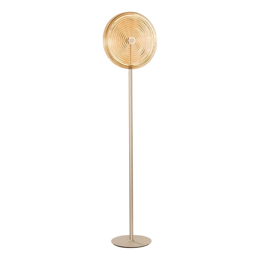 Ondaluce - Abajur de schimb pentru lampadar JOKEY, Ø 40 cm, bej fumuriu