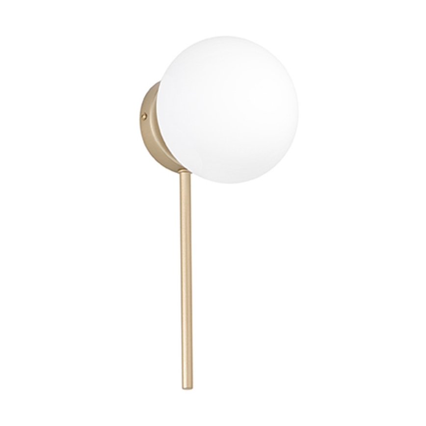 Ondaluce - Aplica de perete JEWEL 1xE14/10W/230V auriu/alb