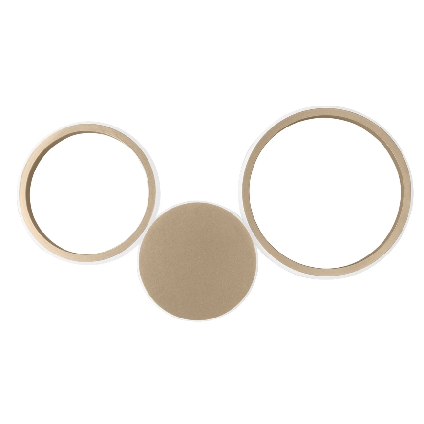 Ondaluce - Aplica de perete LED POIS, 20W, 230V, aurie