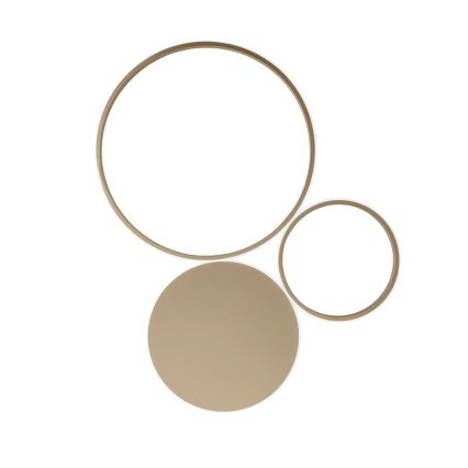 Ondaluce - Aplica de perete LED reglabilă POIS LED/42W/230V, aurie