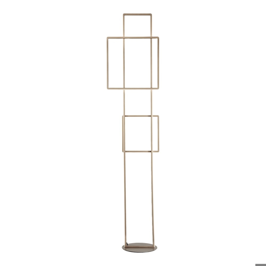 Ondaluce - Lampă de podea LED reglabilă DOWEL LED/77W/230V 166 cm aurie