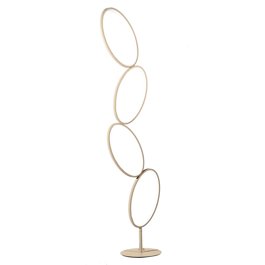 Ondaluce - Lampă de podea LED reglabilă RICE LED/38W/230V 166 cm aurie