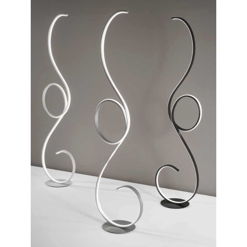 Ondaluce - Lampă LED de podea reglabilă FLOK LED/44W/230V 152 cm albă