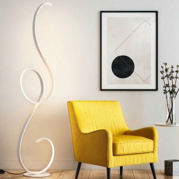 Ondaluce - Lampadar LED dimmabil FLOK LED/44W/230V alb