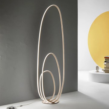 Ondaluce - Lampadar LED reglabil GOLDEN LED/45W/230V 160 cm auriu