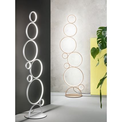 Ondaluce - Lampadar reglabil POIS LED/52W/230V 160 cm auriu
