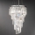 Ondaluce - Lustra cu cristale ALEXANDER, suspendată pe cablu, 10 x E14 / 10 W / 230 V, Ø 50 cm, crom lucios