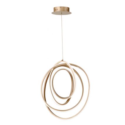 Ondaluce - Lustră LED reglabilă cu cablu Golden, LED/50W/230V, Ø 50 cm, aurie