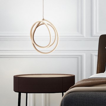 Ondaluce - Lustră LED reglabilă pe cablu GOLDEN LED/28W/230V Ø 31,5 cm aurie