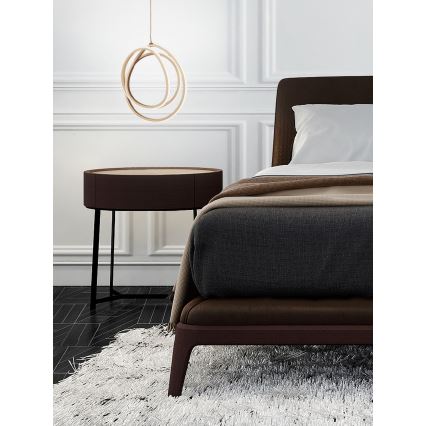 Ondaluce - Lustră LED reglabilă pe cablu GOLDEN LED/28W/230V Ø 31,5 cm aurie