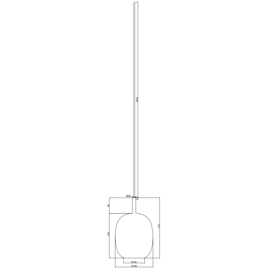 Ondaluce - Lustră suspendată THELMA, 1xE27/15W/230V, Ø 19,5 cm, auriu/bej fumuriu