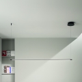 Ondaluce - Lustru suspendat LED dimabil cu cablu GENIUS, 28W/230V, negru