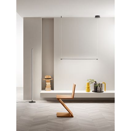 Ondaluce - Lustru suspendat LED dimabil cu cablu GENIUS, 28W/230V, negru