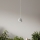 Ondaluce - Pendul cu cablu CONCRETE 1xGU10/7,5W/230V diam. 10,5 cm beton/gri