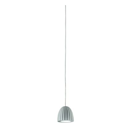 Ondaluce - Pendul cu cablu CONCRETE 1xGU10/7,5W/230V diam. 10,5 cm beton/gri