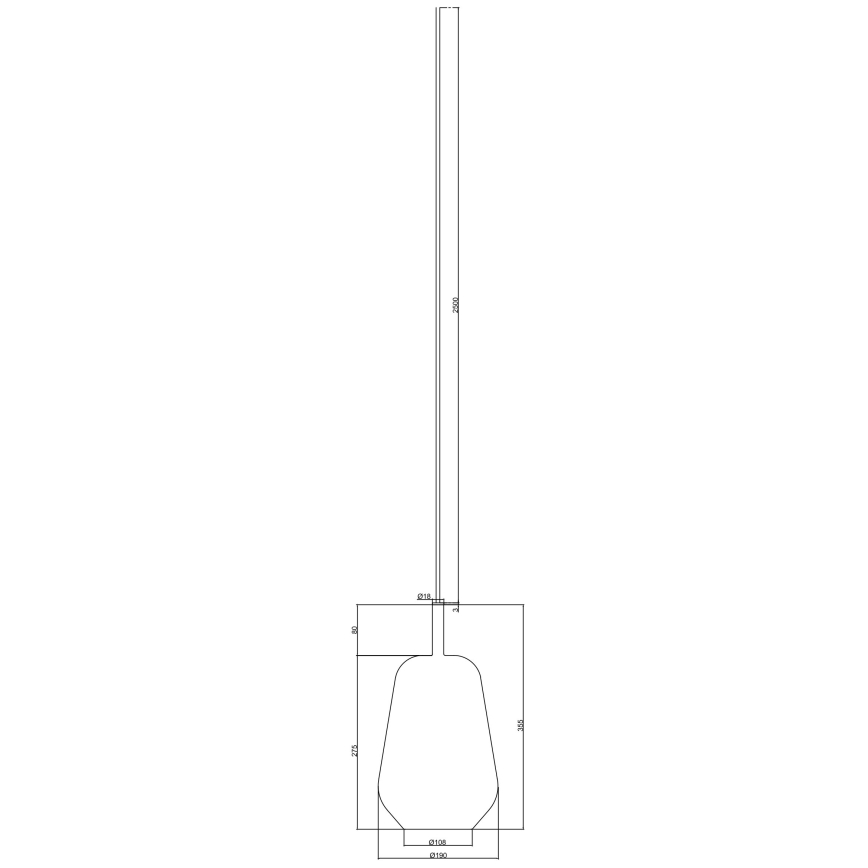 Ondaluce - Pendul pe cablu THELMA 1xE27/15W/230V Ø19 cm, auriu/bej fumuriu
