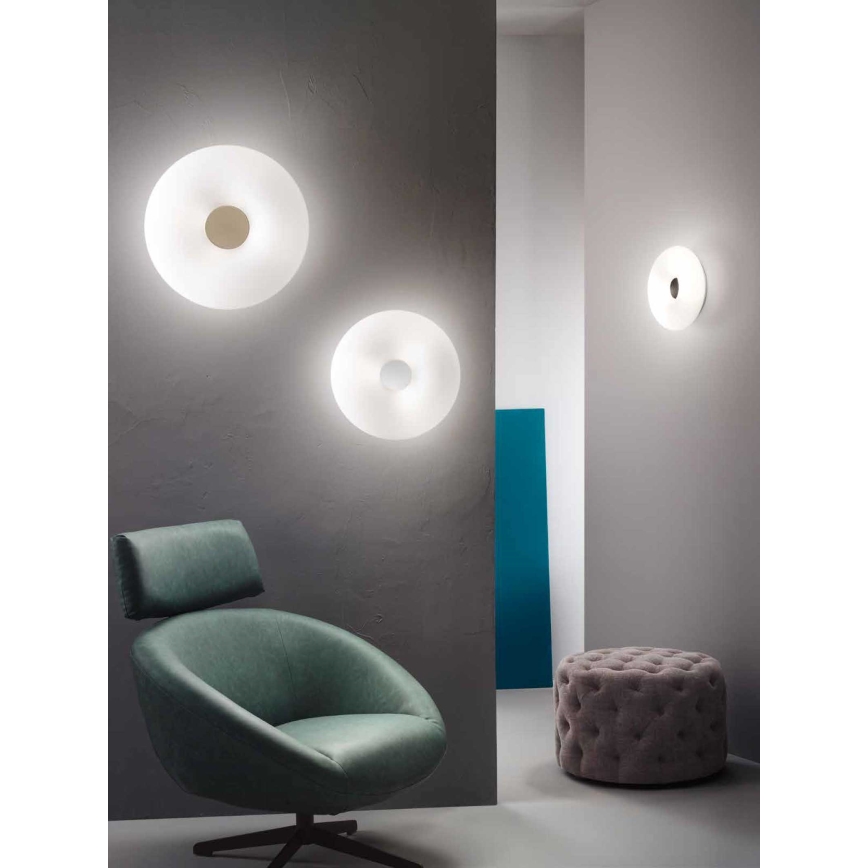 Ondaluce - Plafonieră DODI, 2xE27/15W/230V, Ø 33 cm, albă