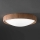 Ondaluce - Plafonieră LED CONCRETE, 20W, 230V, diam. 41 cm, beton/maro