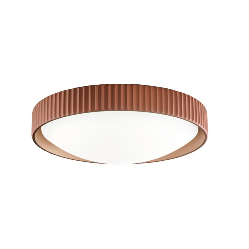 Ondaluce - Plafonieră LED CONCRETE, 20W, 230V, diam. 41 cm, beton/maro