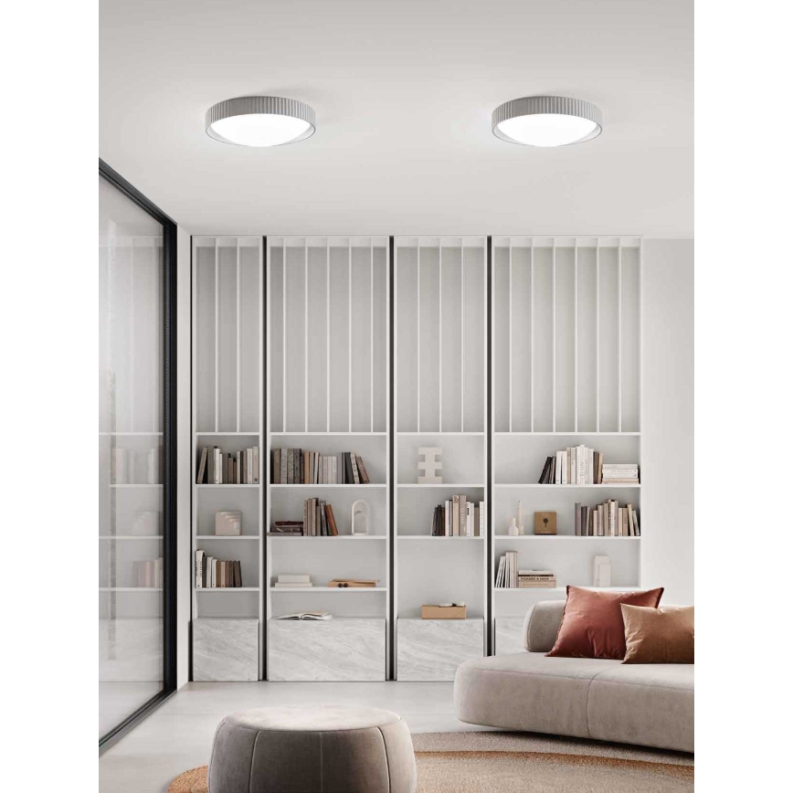 Ondaluce - Plafonieră LED CONCRETE LED/20W/230V Ø 41 cm beton/gri
