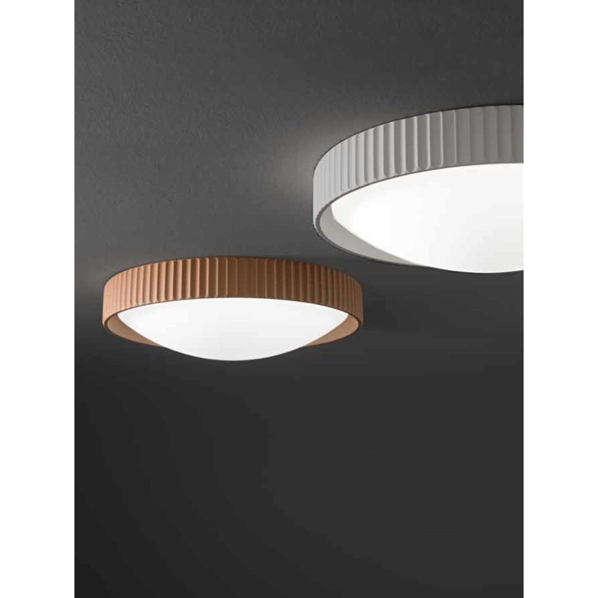 Ondaluce - Plafonieră LED CONCRETE LED/20W/230V Ø 41 cm, gri beton