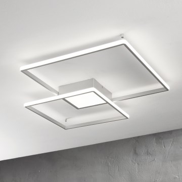 Ondaluce - Plafonieră LED dimabilă DOWEL LED/60W/230V argintie