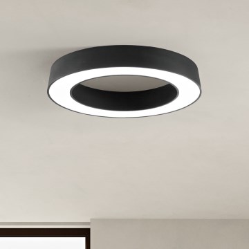 Ondaluce - Plafonieră LED dimabilă GLOBUS, LED/80W/230V, 3000/4000K, Ø 100 cm, negru