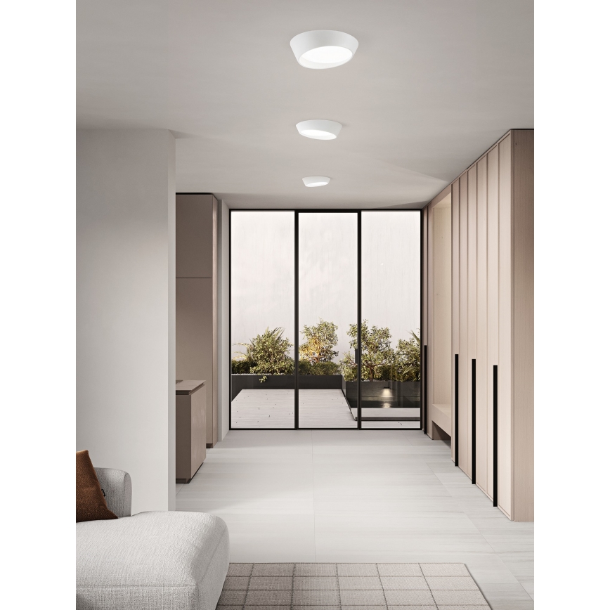 Ondaluce - Plafonieră LED dimmabilă HALF LED/25W/230V 3000/4000K Ø 38,5 cm albă