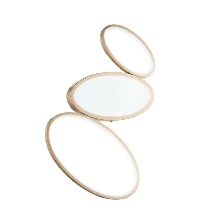 Ondaluce - Plafonieră LED dimabilă RICE LED/25W/230V 38x63 cm auriu