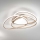 Ondaluce - Plafonieră LED dimabilă ROSE, 80W/230V, 71x76 cm, auriu