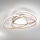 Ondaluce - Plafonieră LED dimabilă ROSE LED/60W/230V 50 x 54 cm aurie