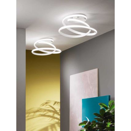 Ondaluce - Plafonieră LED dimabilă VUELTA LED/37W/230V Ø 55 cm albă