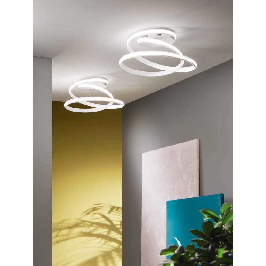 Ondaluce - Plafonieră LED dimabilă VUELTA LED/37W/230V Ø 55 cm albă