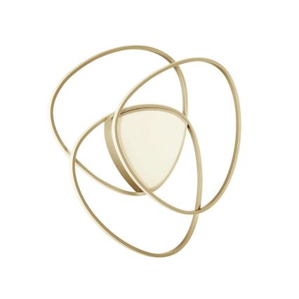 Ondaluce - Plafonieră LED dimmabilă ROSE, 70W/230V, 63x67 cm, aurie