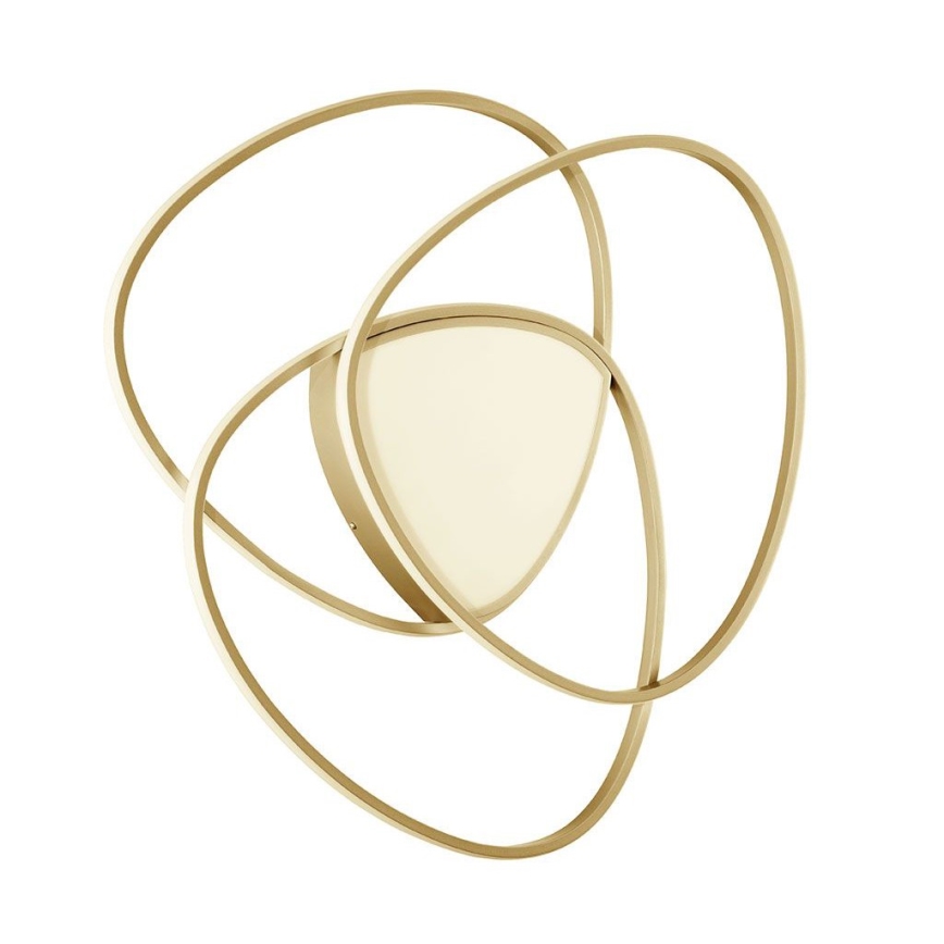 Ondaluce - Plafonieră LED dimmabilă ROSE LED/80W/230V, aurie