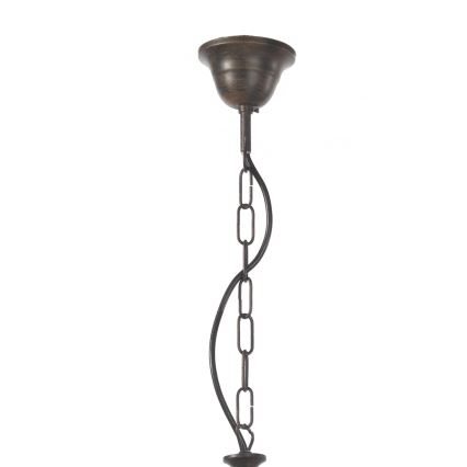ONLI - Candelabru suspendat pe lanț AGAR 5xE14/6W/230V diam. 80 cm