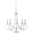 ONLI - Candelabru suspendat POMPEI, 5xE14/6W/230V, crem