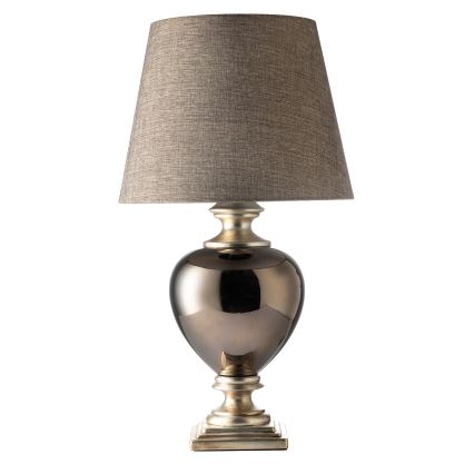 ONLI - Lampă de masă AMADEUS 1xE27/15W/230V gri