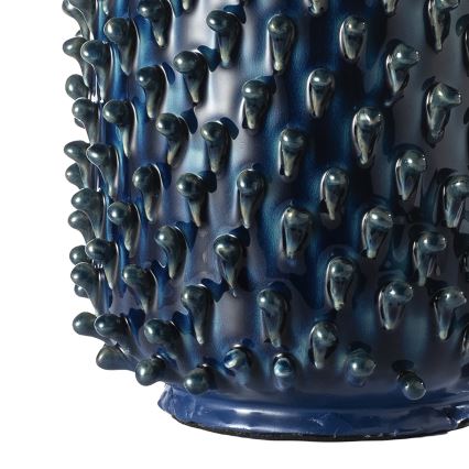 ONLI - Lampă de masă CERAMICA 1xE27/15W/230V 57 cm albastru/crem