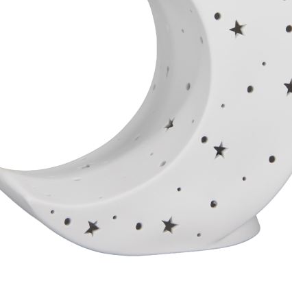 ONLI - Lampă de masă PORCELLANA 1xE14/6W/230V 21 cm lună