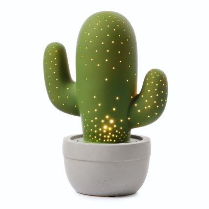 ONLI - Lampă de masă PORCELLANA 1xE14/6W/230V 27 cm cactus