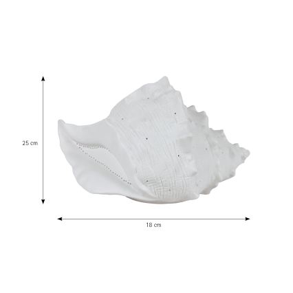 ONLI - Lampă de masă PORCELLANA 1xE14/6W/230V 29 cm scoică