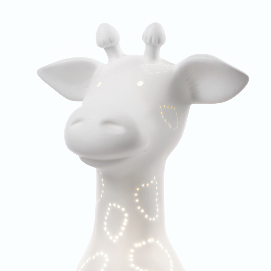ONLI - Lampă de masă PORCELLANA 1xE14/6W/230V 30 cm girafă