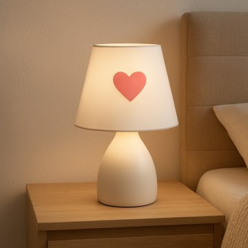 ONLI - Lampă pentru copii TITTA, 1xE14, 6W, 230V, 20 cm, albă