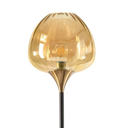 ONLI - Lampadar ELIDE 1xE27/15W/230V negru/cupru