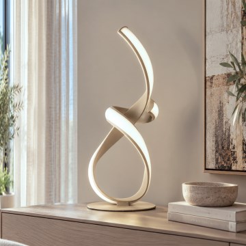 ONLI - LED Lampă de masă MATISSE LED/22W/230V 60 cm bej